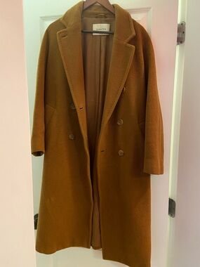 Babaton Slouch Coat - Cigar